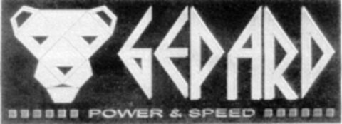 GEPARD POWER & SPEED Logo (DPMA, 17.11.1994)