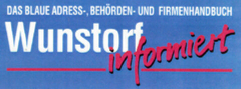 Wunstorf informiert Logo (DPMA, 06/09/1995)