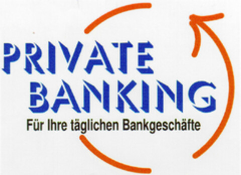 PRIVATE BANKING  Für Ihre täglichen Bankgeschäfte Logo (DPMA, 05.07.1995)