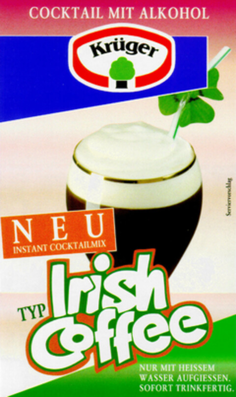 Krüger TYP Irish Coffee Logo (DPMA, 25.01.1996)