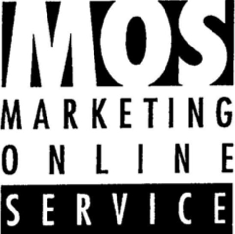 MOS MARKETING ONLINE SERVICE Logo (DPMA, 17.02.1996)