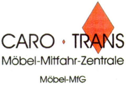 CARO TRANS Möbel-Mitfahr-Zentrale Möbel-MfG Logo (DPMA, 13.04.1996)