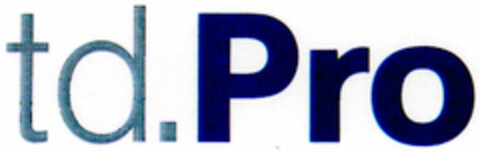 td.Pro Logo (DPMA, 04/23/1998)