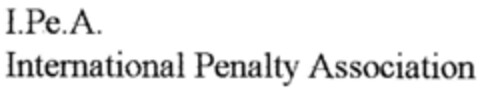 I.Pe.A. International Penalty Association Logo (DPMA, 08/22/1998)