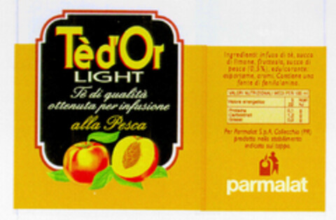 Tèd'Or LIGHT alla Pesca Logo (DPMA, 27.08.1998)