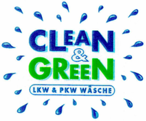 CLEAN & GREEN Logo (DPMA, 05.11.1998)