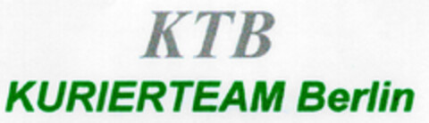 KTB KURIERTEAM Berlin Logo (DPMA, 29.06.1999)