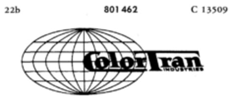 ColorTran INDUSTRIES Logo (DPMA, 17.04.1963)