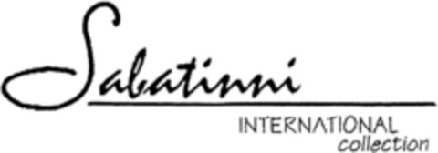 Sabatinni INTERNATIONAL collection Logo (DPMA, 17.01.1994)