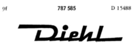 Diehl Logo (DPMA, 04.04.1963)