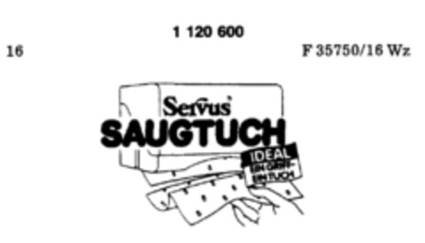 Servus SAUGTUCH Logo (DPMA, 17.10.1987)