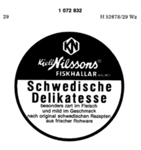 Kiell Nilssons Logo (DPMA, 26.04.1984)