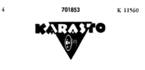 KARASTO Logo (DPMA, 29.02.1956)