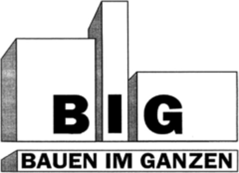 BIG BAUEN IM GANZEN Logo (DPMA, 06/25/1993)