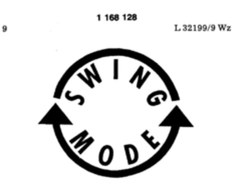 SWING MODE Logo (DPMA, 04/12/1989)