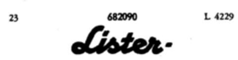 Lister- Logo (DPMA, 08.11.1954)