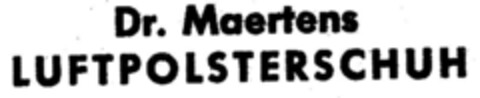 Dr. Maertens LUFTPOLSTERSCHUH Logo (DPMA, 22.12.1950)