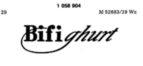 Bifighurt Logo (DPMA, 08.03.1983)