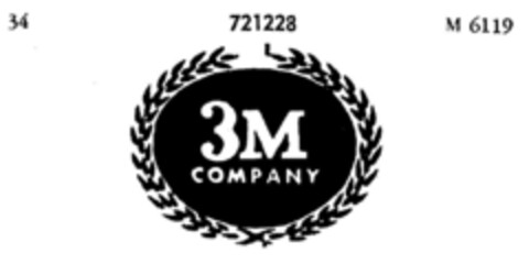 3M COMPANY Logo (DPMA, 31.03.1953)