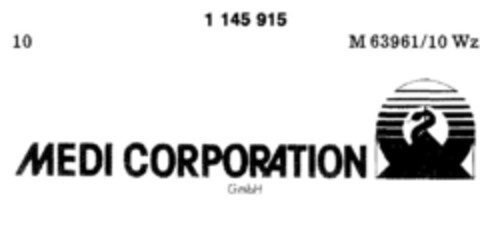 MEDI CORPORATION GmbH Logo (DPMA, 11/10/1988)