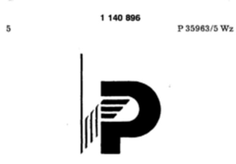 P Logo (DPMA, 09.12.1987)