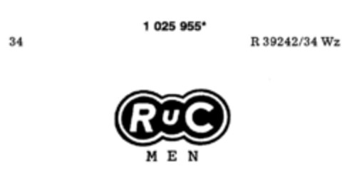 RUC MEN Logo (DPMA, 11.09.1981)
