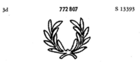 772807 Logo (DPMA, 19.01.1962)