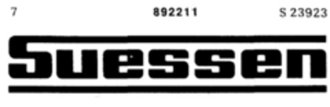 Suessen Logo (DPMA, 04.11.1970)