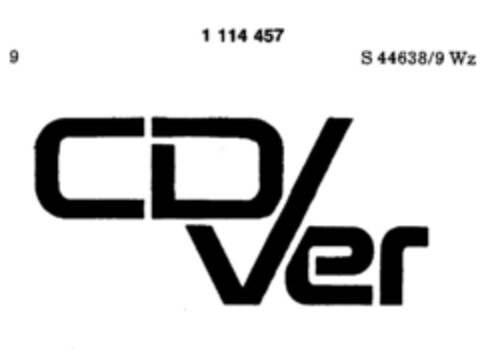 CD Ver Logo (DPMA, 03/31/1987)