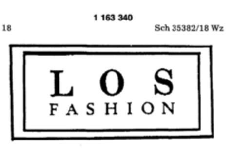 LOS FASHION Logo (DPMA, 12.06.1989)