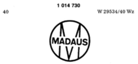 MADAUS Logo (DPMA, 02.04.1979)