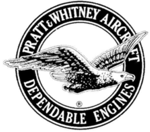 PRATT & WHITNEY AIRCRAFT DEPENDABLE ENGINES Logo (DPMA, 11.06.1974)