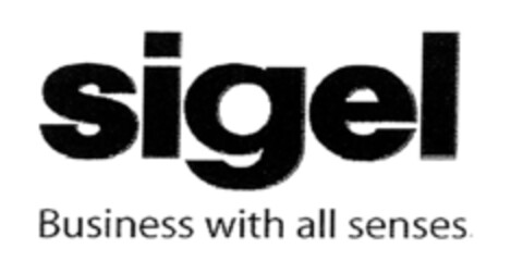 sigel Business with all senses Logo (DPMA, 16.09.2009)