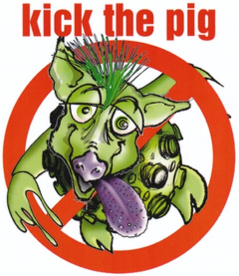 kick the pig Logo (DPMA, 04.12.2009)