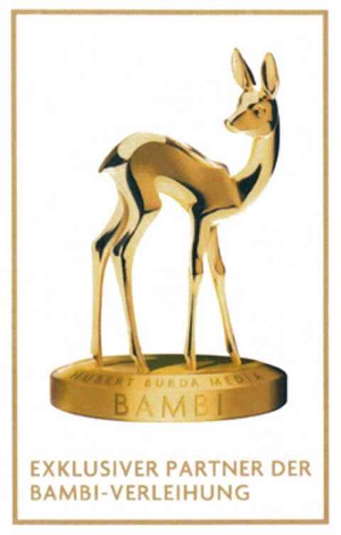 HUBERT BURDA MEDIA BAMBI EXKLUSIVER PARTNER DER BAMBI-VERLEIHUNG Logo (DPMA, 22.01.2010)