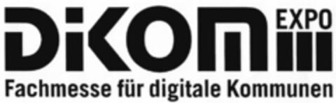 DiKOM EXPO Fachmesse für digitale Kommunen Logo (DPMA, 04.09.2010)