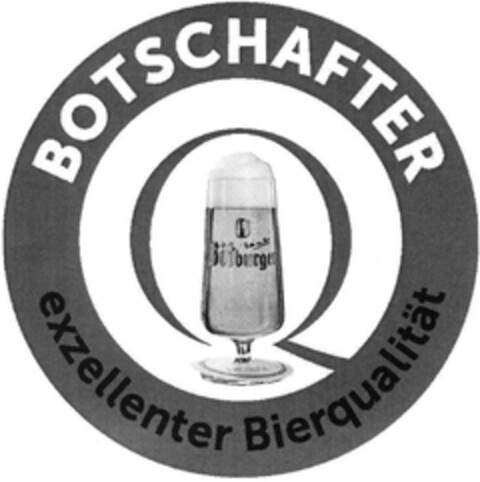 BOTSCHAFTER exzellenter Bierqualität Logo (DPMA, 31.01.2014)
