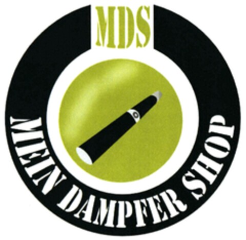 MDS MEIN DAMPFER SHOP Logo (DPMA, 14.07.2015)