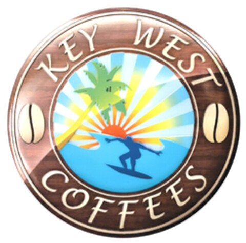 KEY WEST COFFEES Logo (DPMA, 12.09.2015)