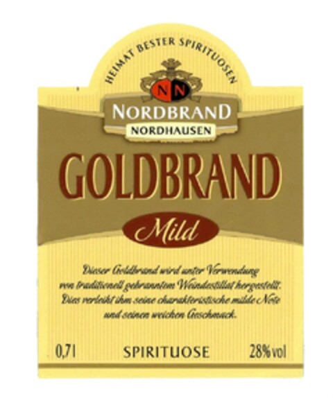 GOLDBRAND Mild Logo (DPMA, 30.03.2017)