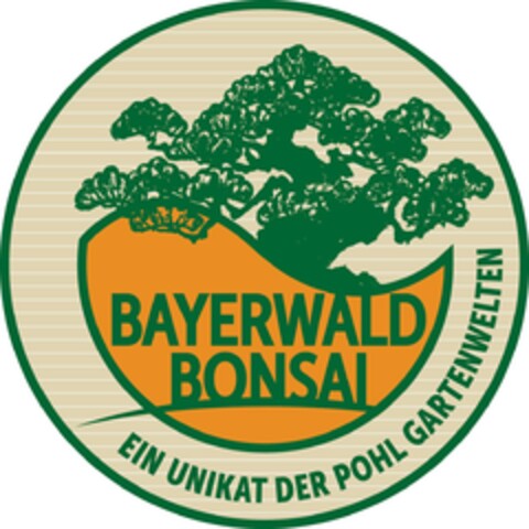 BAYERWALD BONSAI EIN UNIKAT DER POHL GARTENWELTEN Logo (DPMA, 17.01.2020)