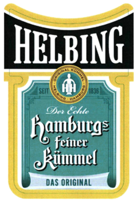 HELBING Hamburgs feiner Kümmel DAS ORIGINAL Logo (DPMA, 20.07.2021)