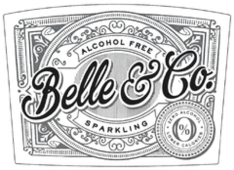 Belle & Co. ALCOHOL FREE SPARKLING Logo (DPMA, 09/08/2022)