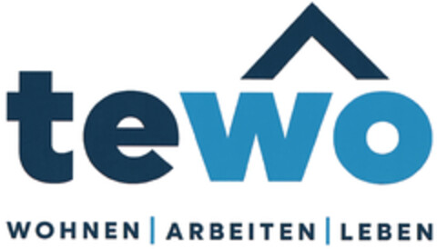 tewo WOHNEN | ARBEITEN | LEBEN Logo (DPMA, 17.06.2023)