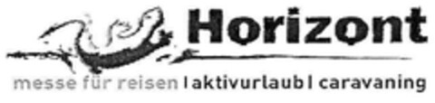 Horizont messe für reisen / aktivurlaub / caravaning Logo (DPMA, 07.03.2003)