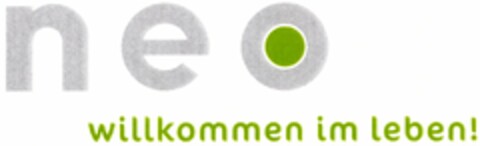 neo willkommen im leben! Logo (DPMA, 13.04.2005)