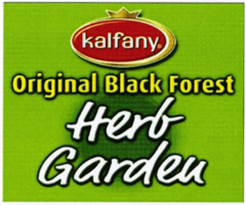 kalfany Original Black Forest Herb Garden Logo (DPMA, 02/28/2007)