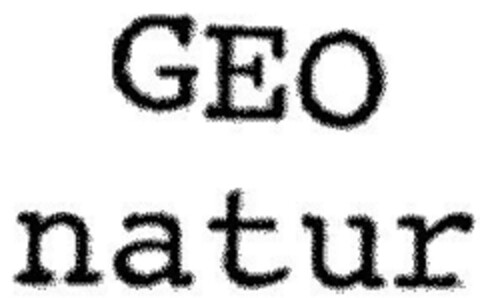 GEO natur Logo (DPMA, 09.08.1995)