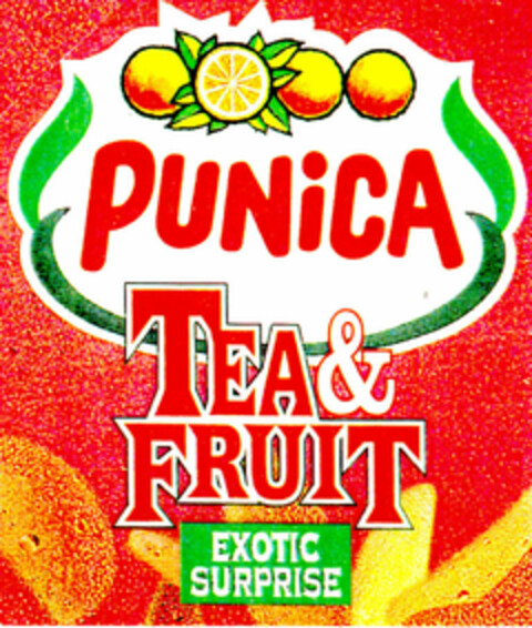 PUNICA TEA & FRUIT EXOTIC SURPRISE Logo (DPMA, 05.09.1995)