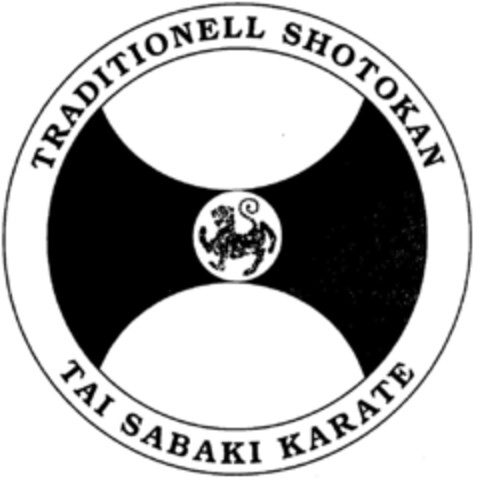 TRADITIONELL SHOTOKAN TAI SABAKI KARATE Logo (DPMA, 20.10.1995)